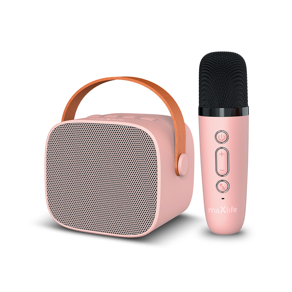 Maxlife Bluetooth-karaokekõlar MXKS-100 roosa