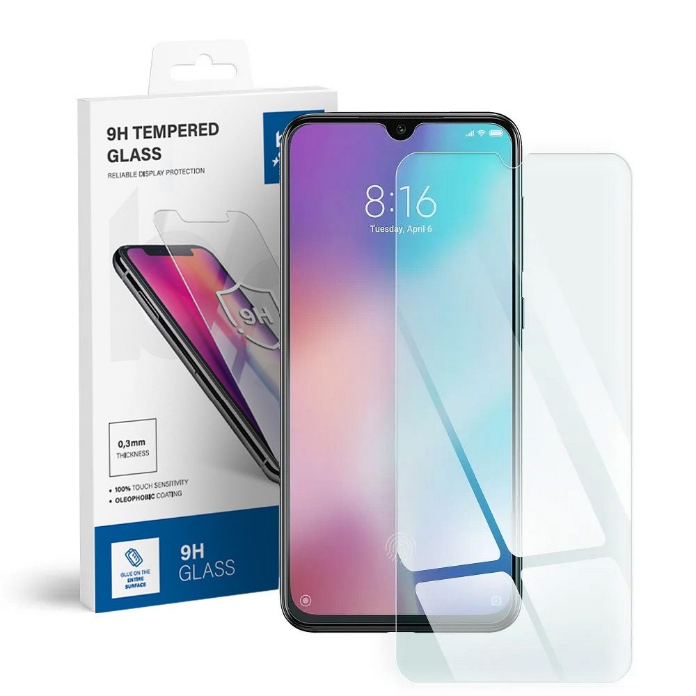 Закалённое стекло для Xiaomi Mi 9 Blue Star