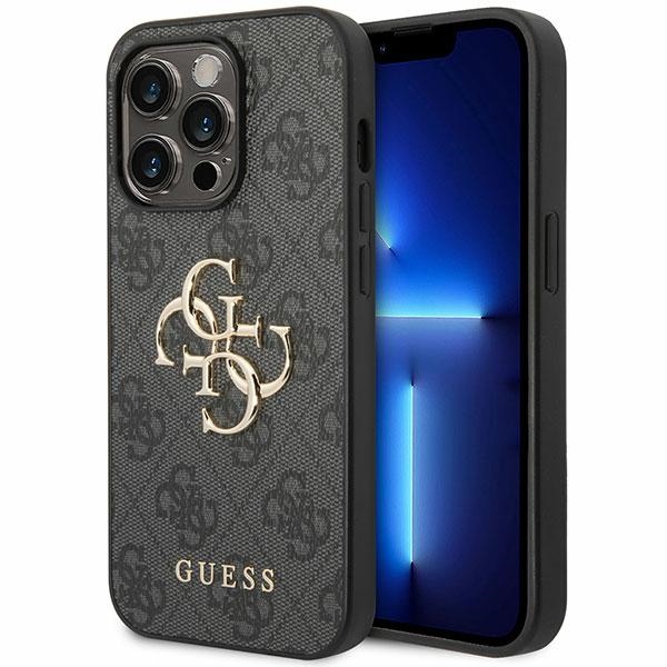 Guess GUHCP15L4GMGGR iPhone 15 Pro 6.1" hall/hall hardcase 4G Big Metal Logo