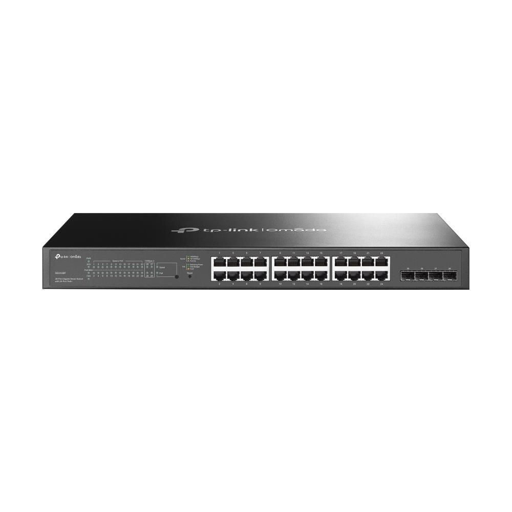 TP-Link Omada управляемый Gigabit коммутатор 28 портов с 24 портами PoE+