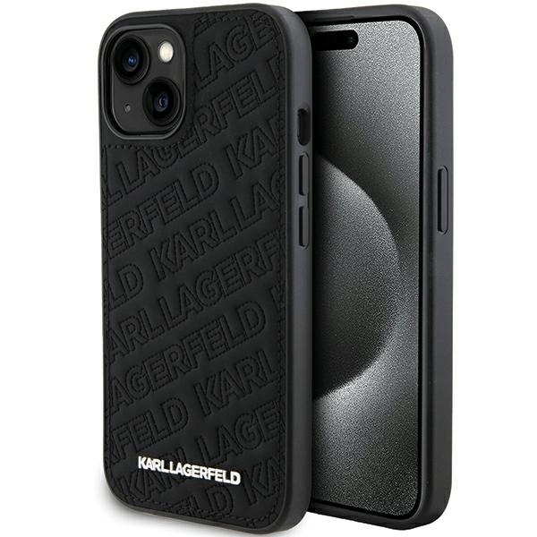 KARL LAGERFELD ümbris jaoks IPHONE 15 KLHCP15SPQKPMK (Quilted Pattern) must