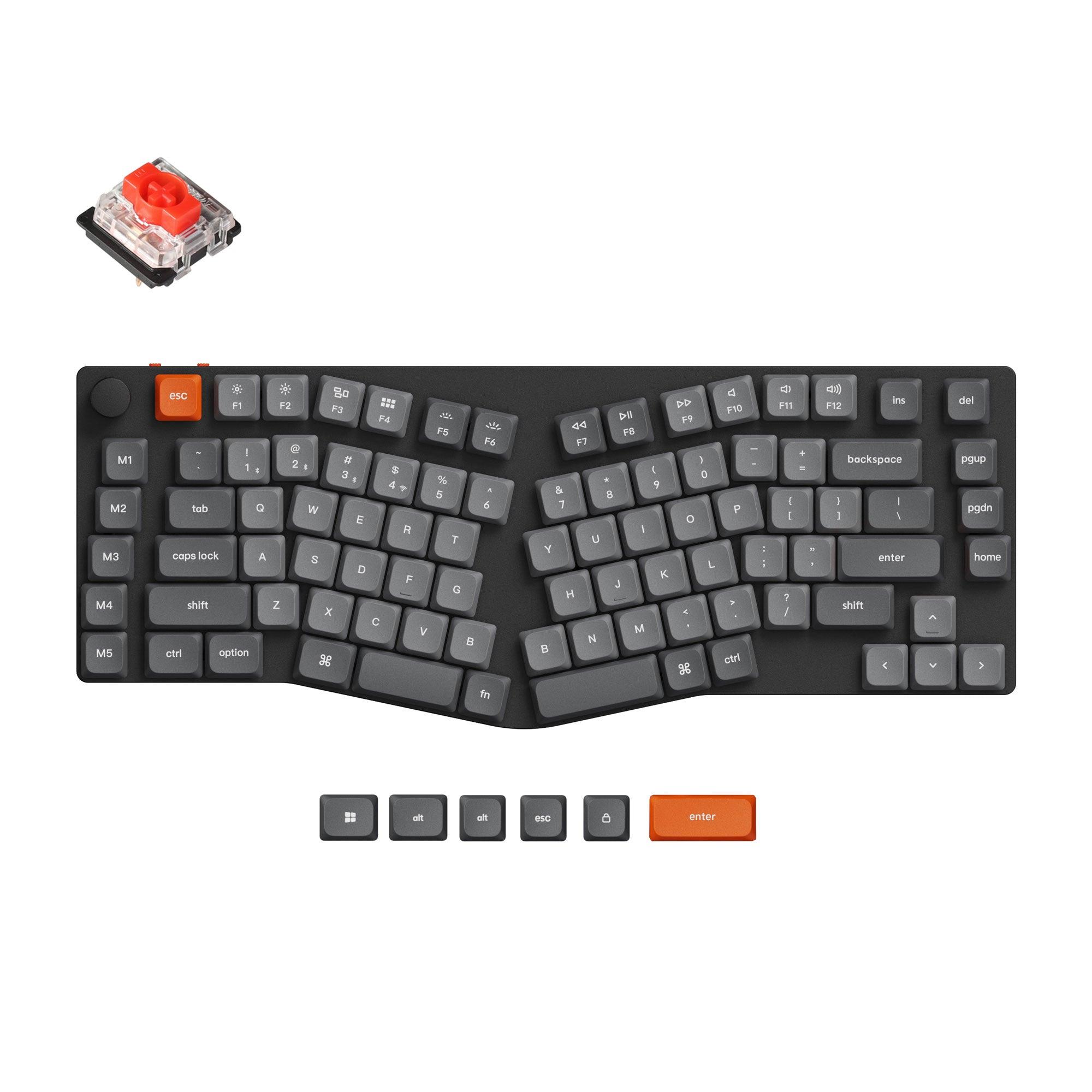 Juhtmevaba klaviatuur KEYCHRON K15 Max must