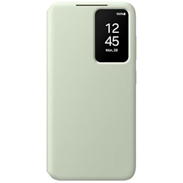 Samsung Smart View Wallet Ümbris jaoks Samsung Galaxy S24 Plus light roheline