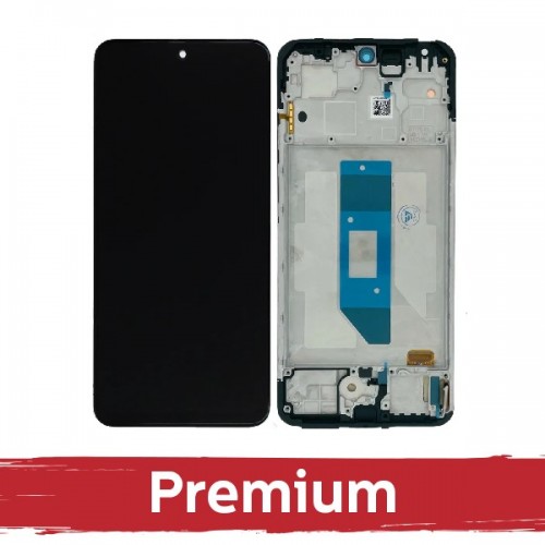 LCD Display Compatible With Xiaomi Redmi Note 14 4G (Global version) with Frame / Midnight Black / OEM