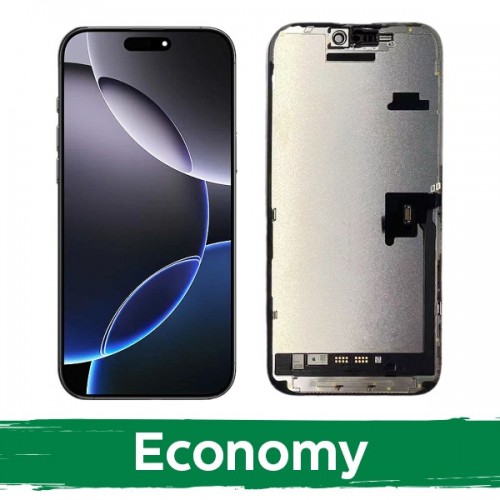 LCD ekraan ühilduv iPhone 16 Pro Max-iga must (INCELL / Economy) /*Removable IC*/