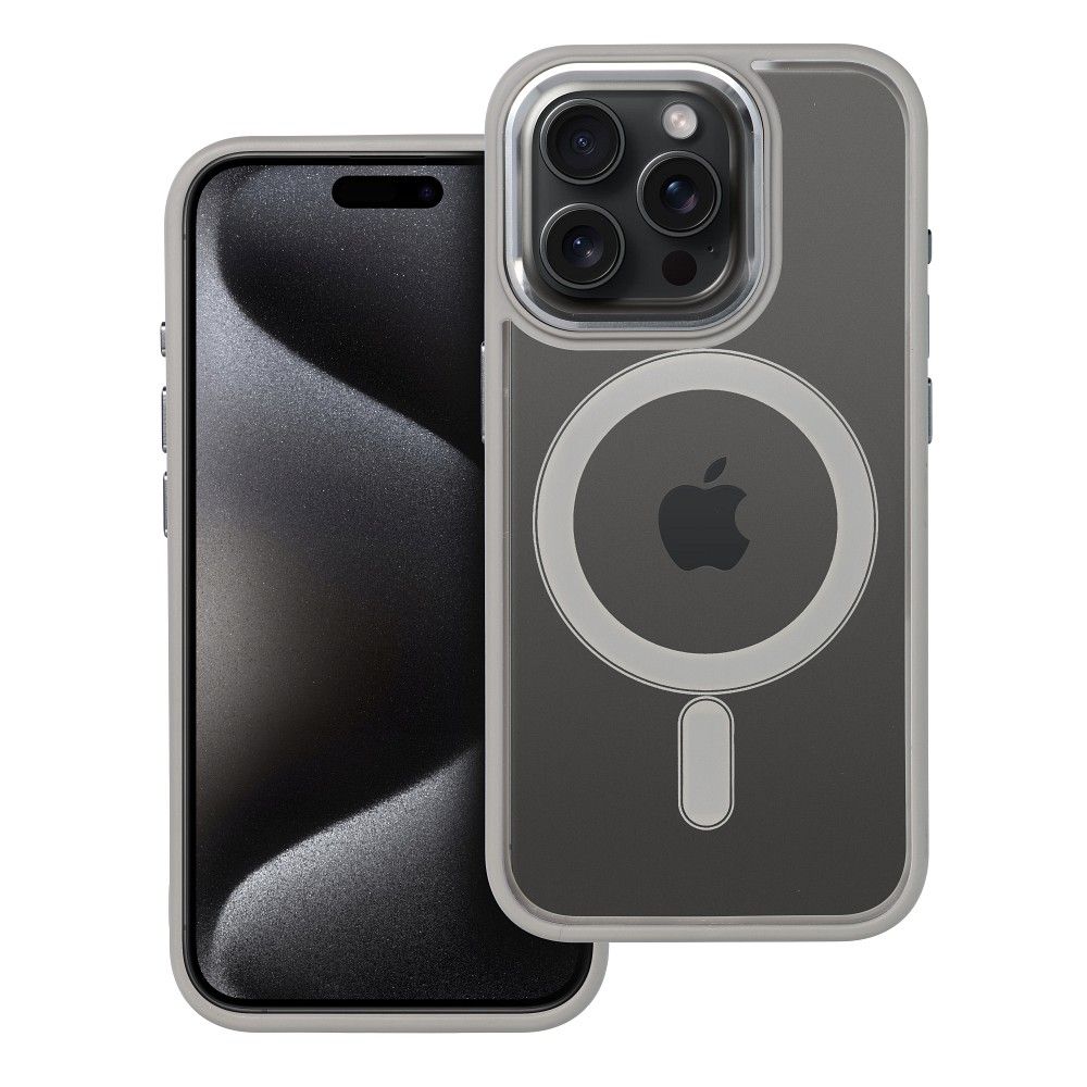 COLOR EDGE MAG COVER Ümbris compatible with MagSafe jaoks IPHONE 15 Pro titatnium hall