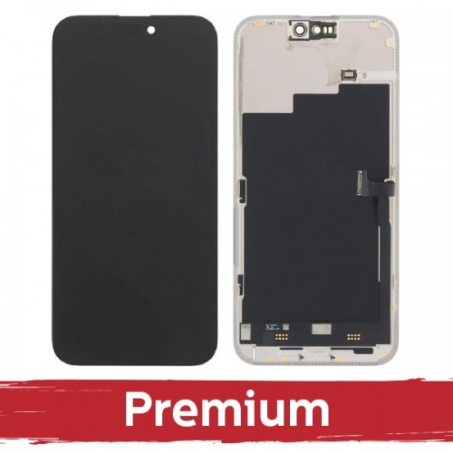 LCD Display Compatible iPhone 15 Pro Max Black (SOFT OLED / Stable / Premium) *Self-Diagnosable*