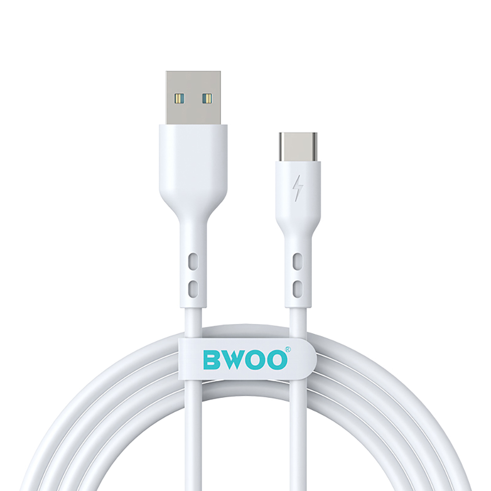 BWOO кабель USB - USB-C 1м 3A белый BO-X172C