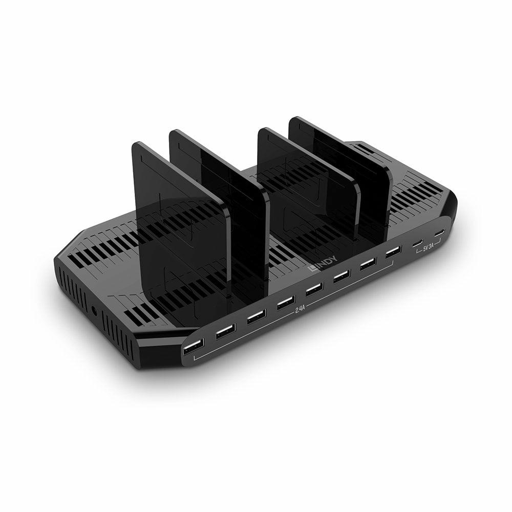 Laadimisalus 120W USB 10 pordiga 73435 Lindy