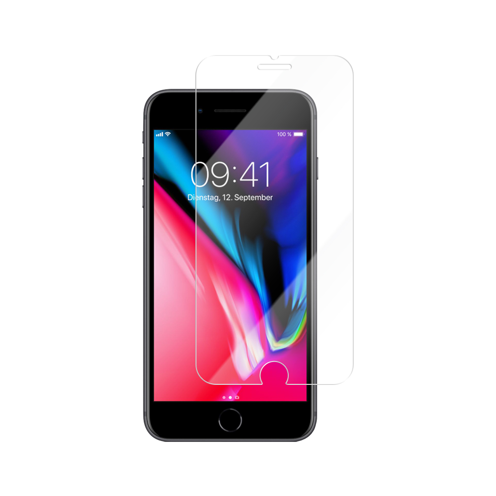 Vmax karastatud klaas 2,5D normaalne läbipaistev klaas iPhone 7 / 8 Plus jaoks