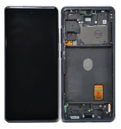 LCD ekraan Samsung G780/G781 S20 FE puuteekraani ja raamiga Cloud Navy originaal (kasutatud, Grade B)