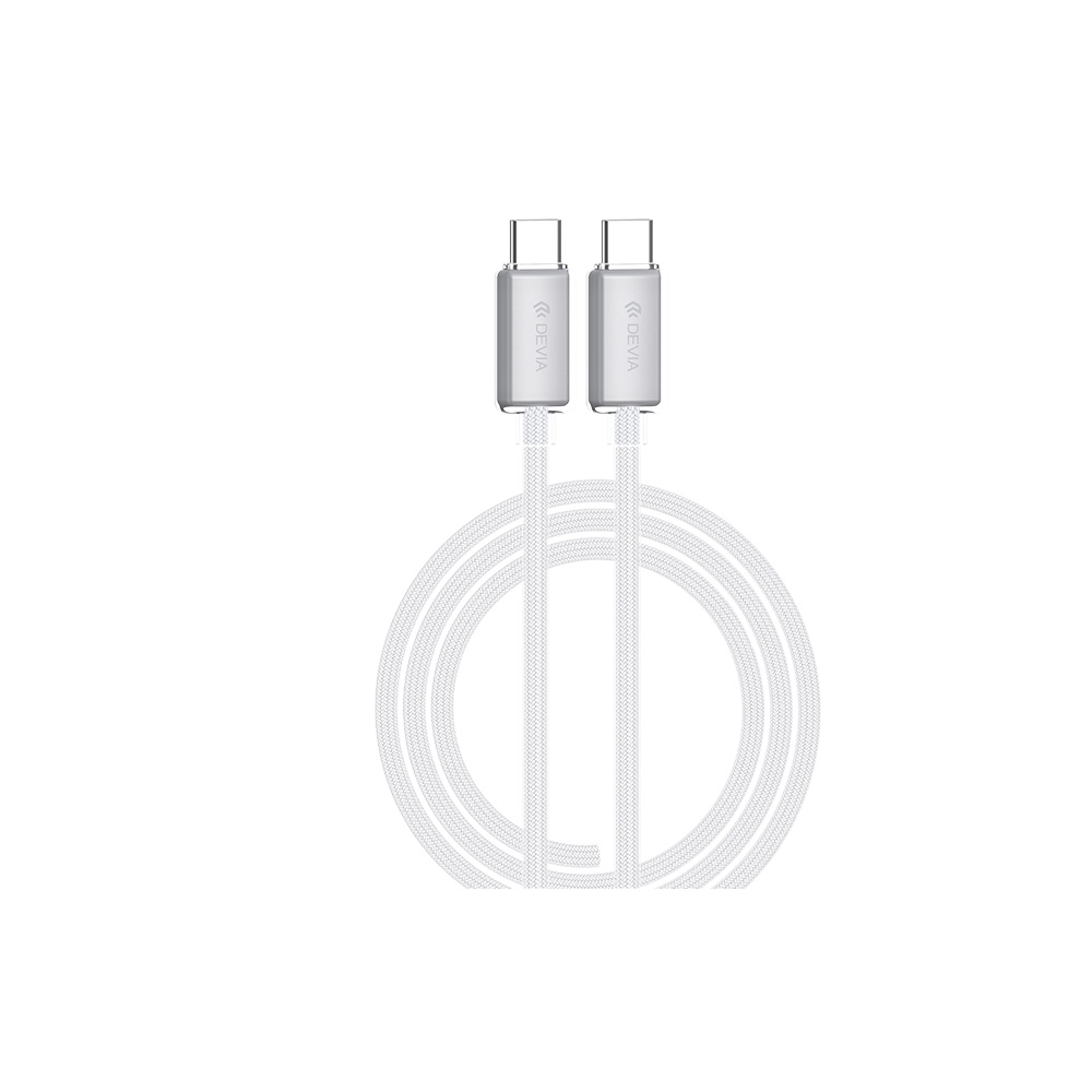 Devia кабель Extreme EC688 PD USB-C - USB-C 1,5 м 60W 3A белый