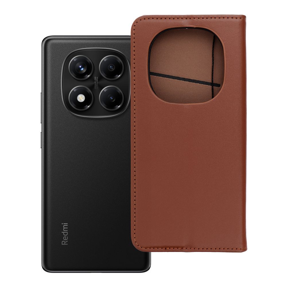 SMART PRO Book leather ümbris jaoks XIAOMI Redmi Note 14 PRO 4G brown