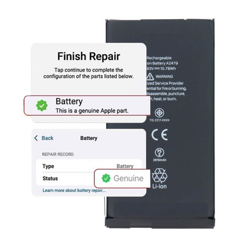 Battery Compatible With iPhone 12 (12 Pro) / Self-Diagnosable / Settings: Genuine /