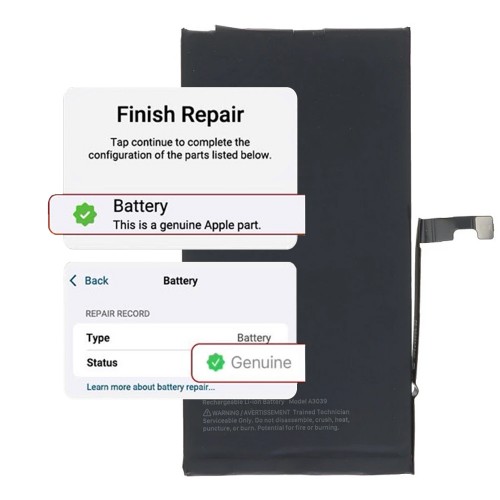 Battery Compatible With iPhone 15 Plus / Self-Diagnosable / Settings: Genuine /