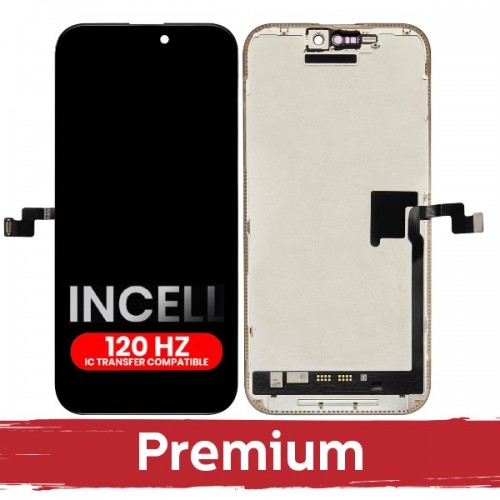 LCD ekraan ühildub iPhone 16 Pro Max must (120Hz / INCELL / Premium) eemaldatav IC