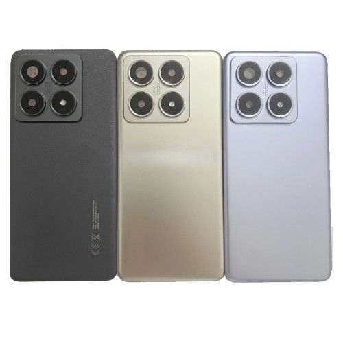 Tagakate ühildub Xiaomi 14T Titan must (kaamera läätsega) OEM