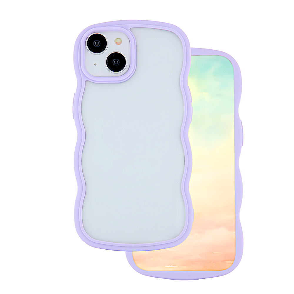 Wave ümbris jaoks iPhone X / XS lilla
