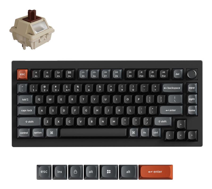 Juhtmevaba klaviatuur KEYCHRON V1 Ultra must