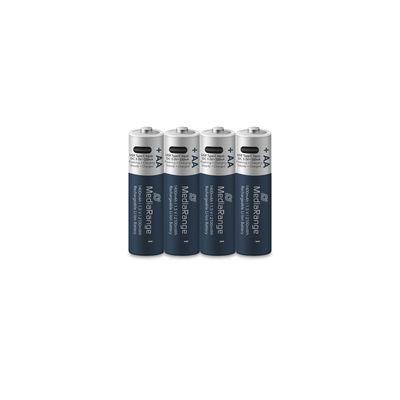 Laetavad Li-Ion patareid AA 1.5V 1400mAh 4tk. MediaRange