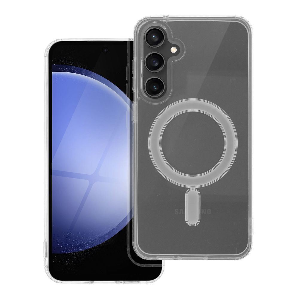 CLEAR MAG ÜMBRIS compatible with MagSafe jaoks SAMSUNG S23 FE läbipaistev