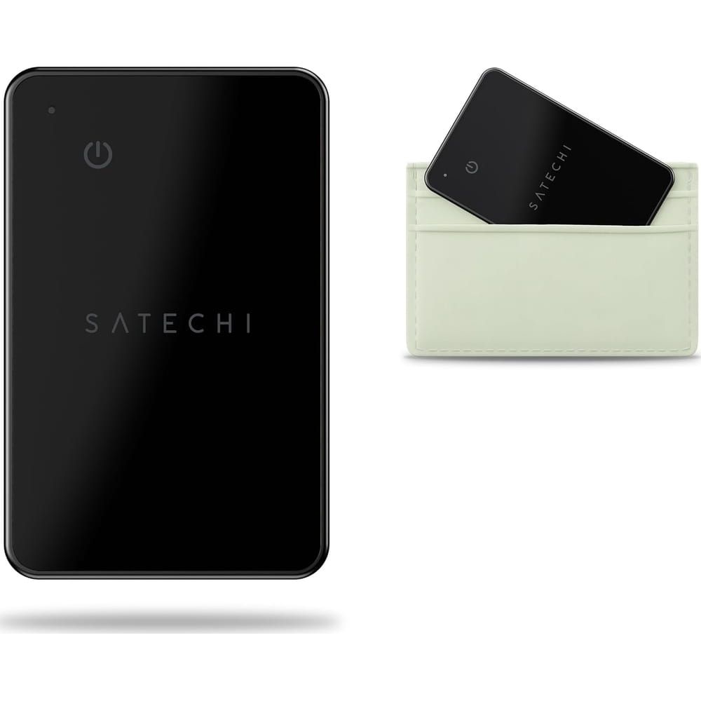 Локатор совместимый с Apple Find My Satechi Wallet Card форм-фактор ST-LFAWCK чёрный