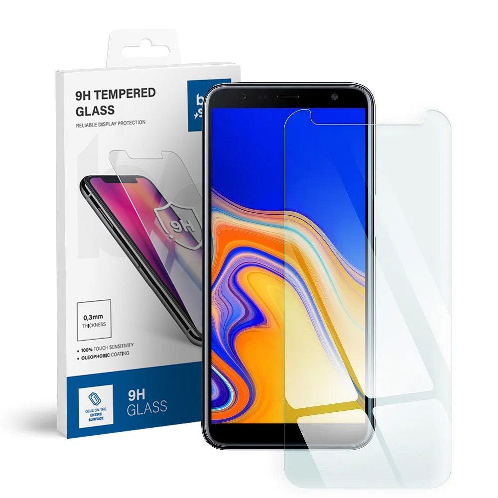 Karastatud klaas to Samsung Galaxy J6 PLUS sinine Star