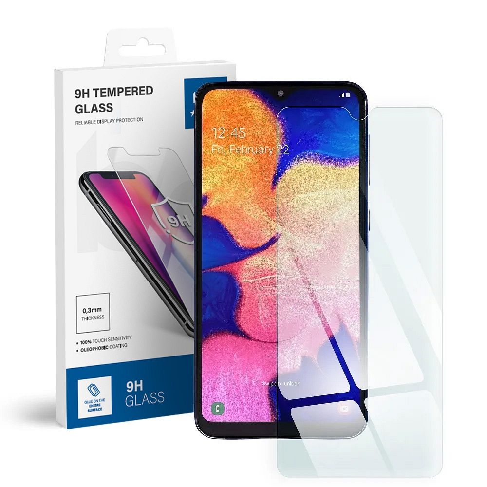 Karastatud klaas to Samsung Galaxy A10 sinine Star