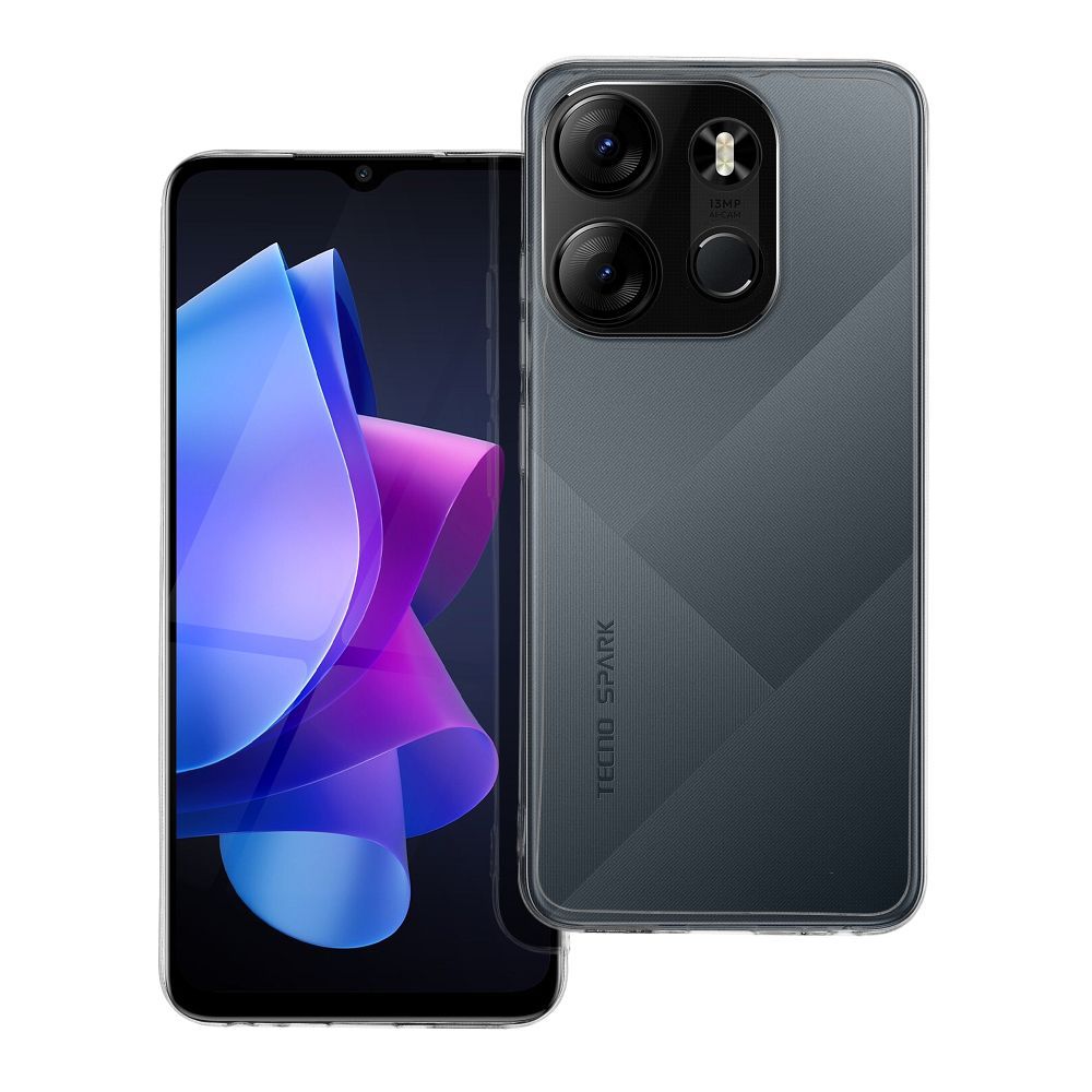 CLEAR Ümbris 2 mm jaoks TECNO Spark GO 2023 (camera protection) läbipaistev