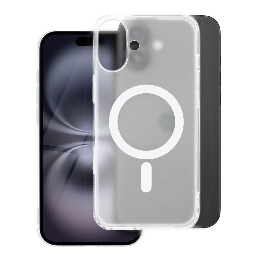 FROST MAG COVER Ümbris compatible with MagSafe jaoks IPHONE 15 Pro frozen läbipaistev