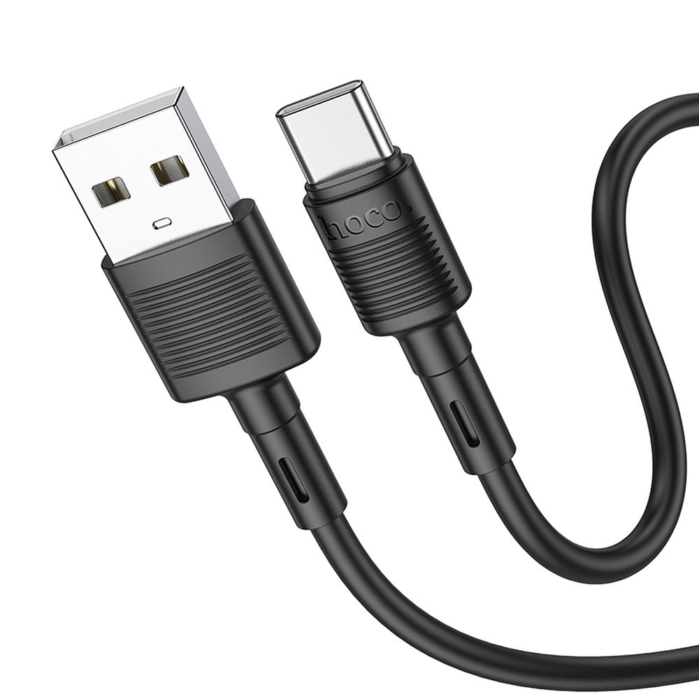 Hoco X83 USB-A – USB-C kaabel Cable USB A to USB C Hoco 3A 1 m X83, must, 1 m, 3A