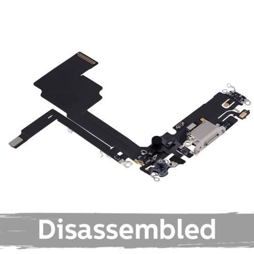 Laadimispistik ühilduv iPhone 15 Pro / White Titanium / (100% originaal / lahti võetud)