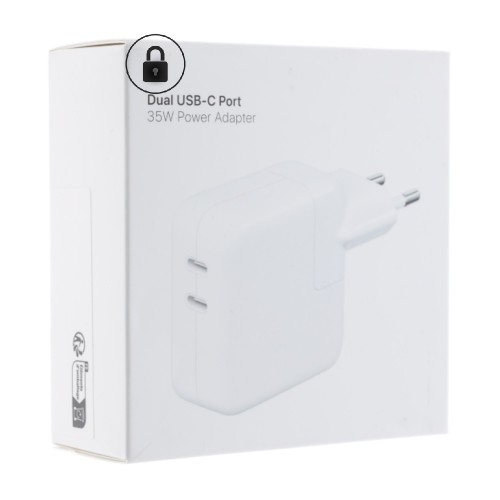 Laadija Apple MW2K3ZM/A valge (USB-C / 35W) (pakendiga)