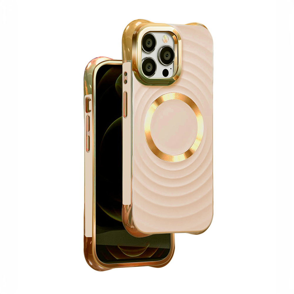 Circle Glam Mag case for iPhone 14 Pro 6,1" pink