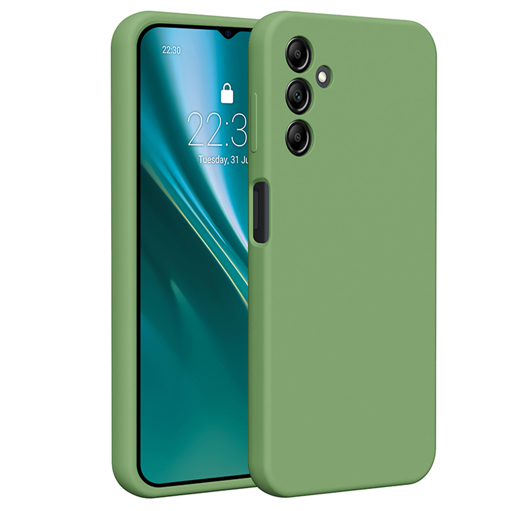 Etteri Silicone ümbris jaoks Samsung Galaxy A14 light roheline
