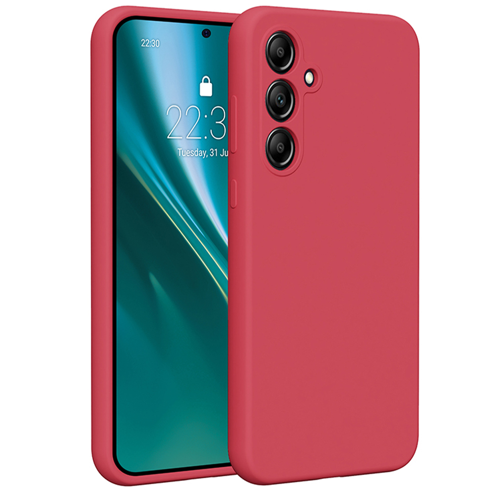 Etteri Silicone ümbris jaoks Samsung Galaxy A35 5G raspberry