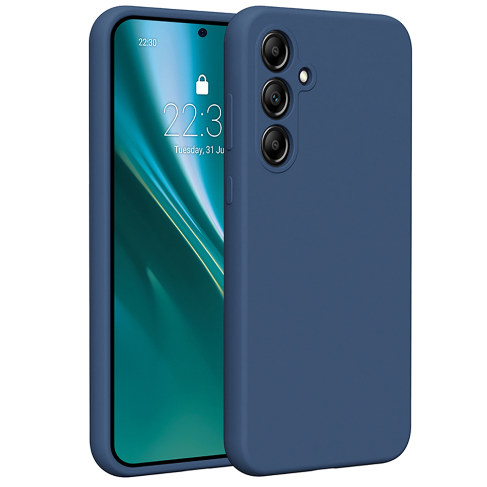 Etteri Silicone ümbris jaoks Samsung Galaxy A35 5G dark sinine