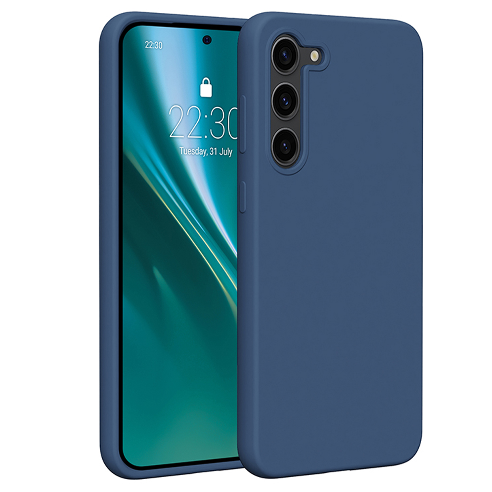 Etteri Silicone ümbris jaoks Samsung Galaxy S23 Plus dark sinine