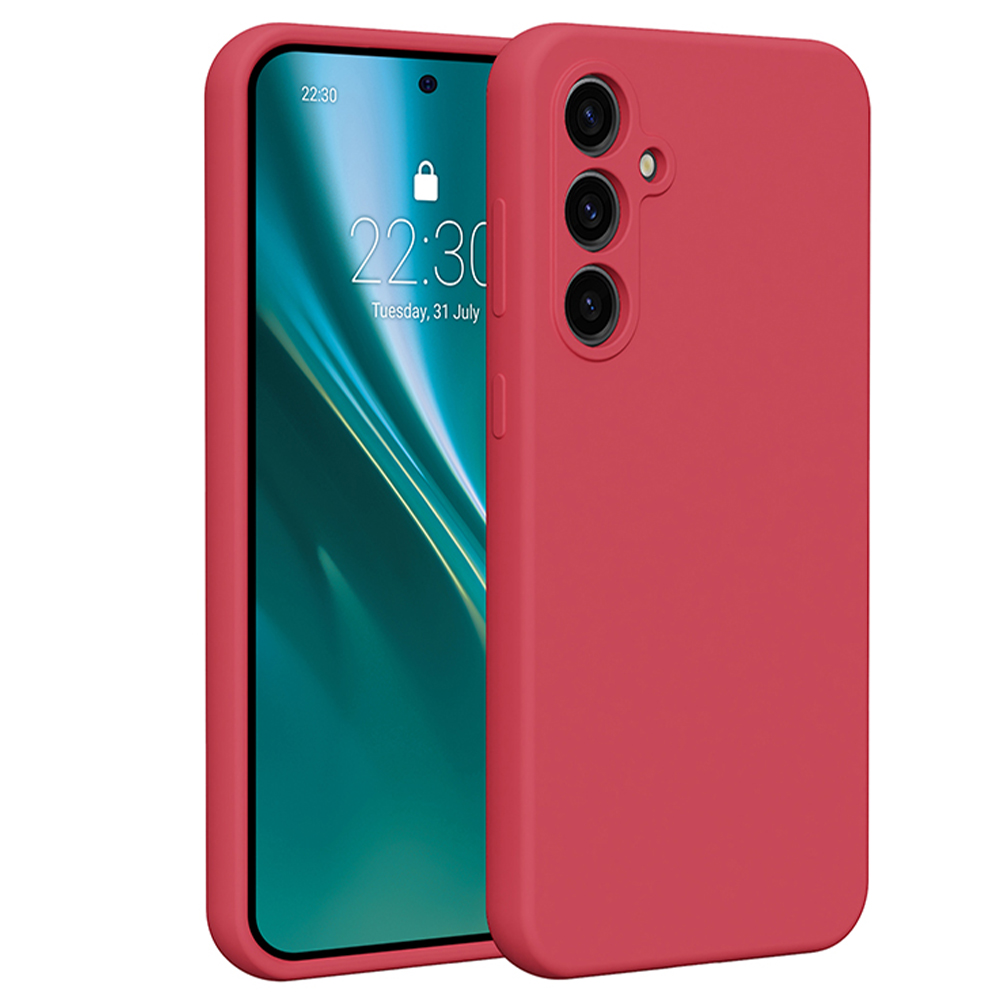 Etteri Silicone ümbris jaoks Samsung Galaxy S23 FE raspberry