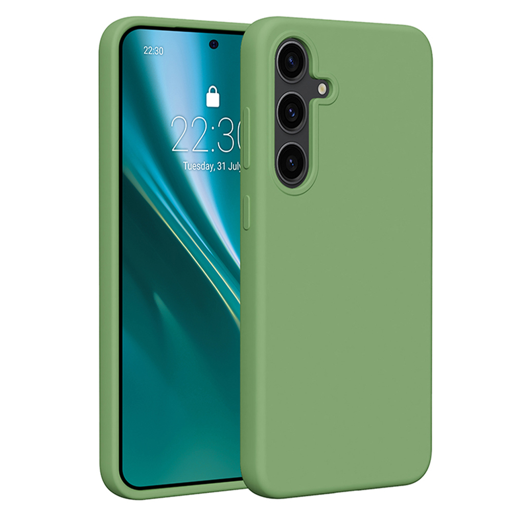 Etteri Silicone ümbris jaoks Samsung Galaxy S24 Plus light roheline