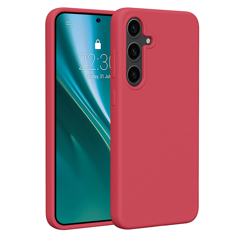 Etteri Silicone ümbris jaoks Samsung Galaxy S24 Plus raspberry