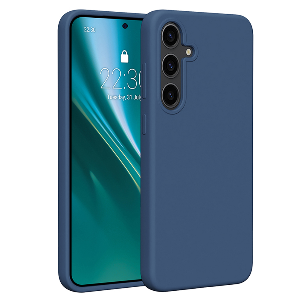 Etteri Silicone ümbris jaoks Samsung Galaxy S24 Plus dark sinine