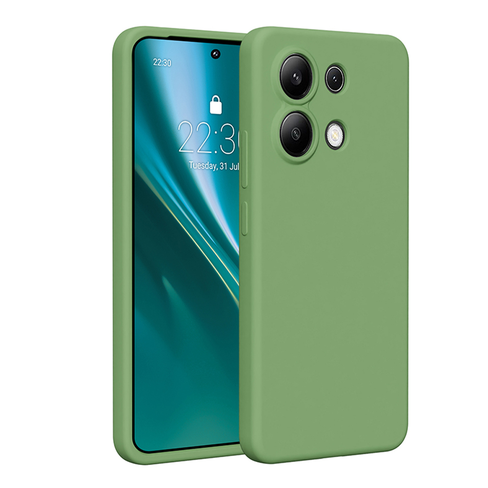 Etteri Silicone ümbris jaoks Xiaomi Redmi Note 13 4G light roheline