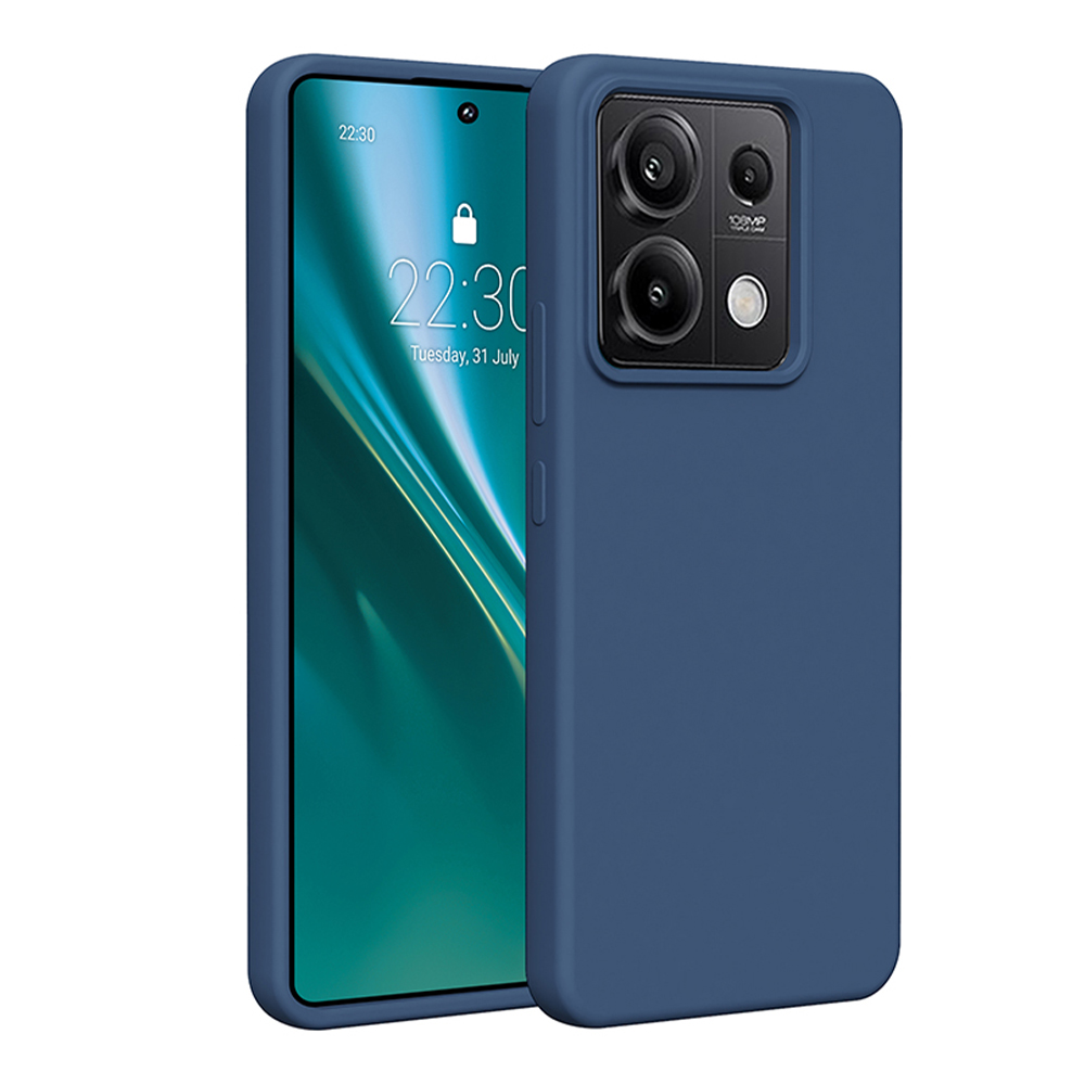 Etteri Silikoonist ümbris Xiaomi Redmi Note 13 Pro 5G jaoks tumesinine