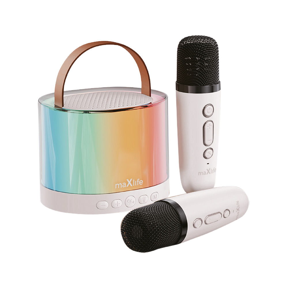 Maxlife Bluetooth karaoke kõlar MXKS-200 valge