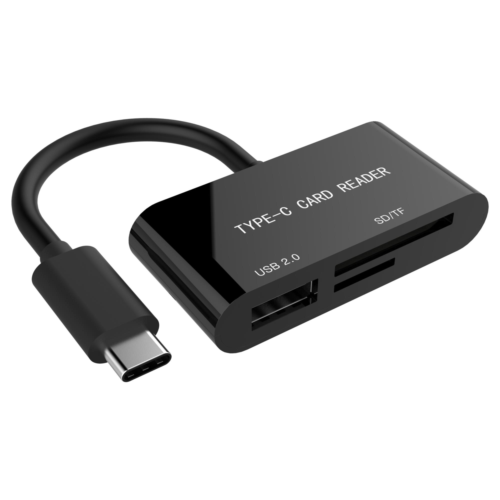 Gembird USB-C SD Combo mälukaardi lugeja UHB-CR3-02