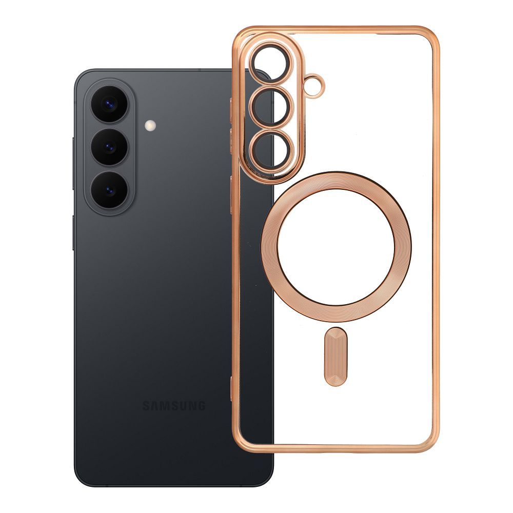 ELECTRO MAG COVER case compatible with MagSafe jaoks SAMSUNG S26 Edge kuldne