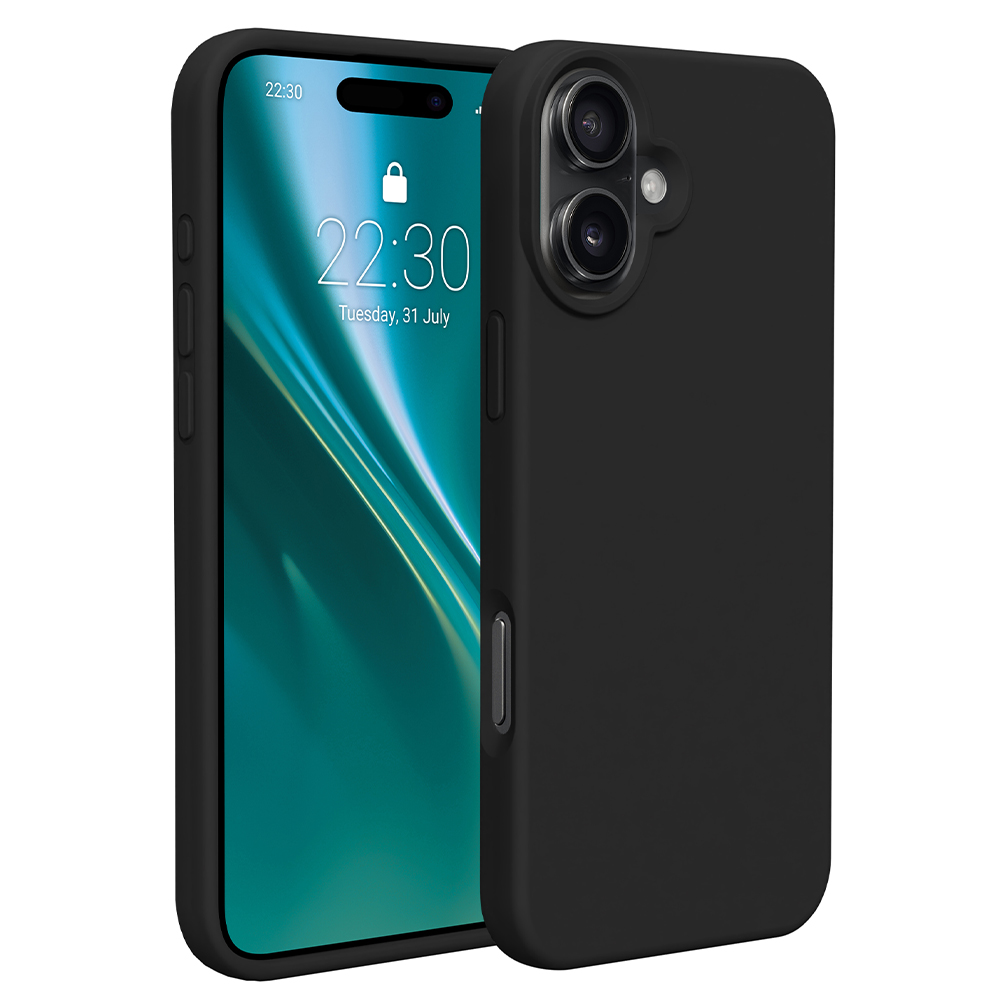 Etteri Silikoonist ümbris iPhone 16 Plus 6,7" must