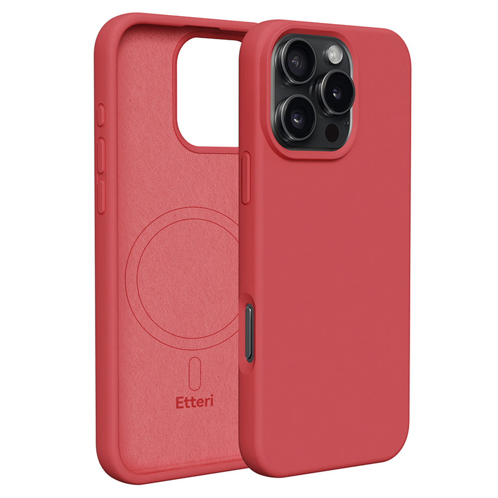 Etteri Silicone Mag ümbris iPhone 16 Pro Max 6,9" vaarikas