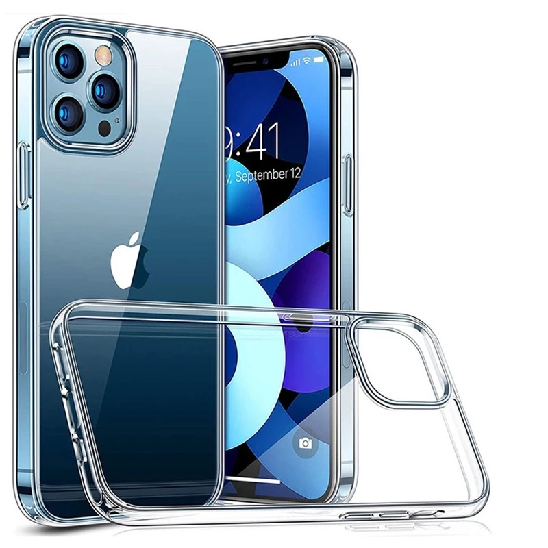 Ümbris jaoks iPhone 13 PRO MAX Clear Ümbris 2 mm Box läbipaistev